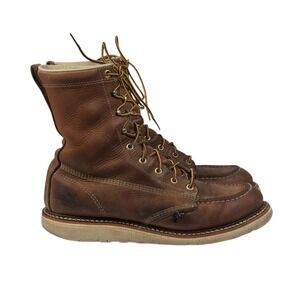 THOROGOOD Men's American Heritage 8" Soft Toe Boots Men's Sz 10 D [PLEASE READ]